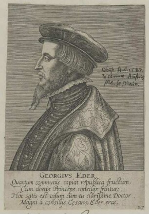 Bildnis des Georgivs Eder
