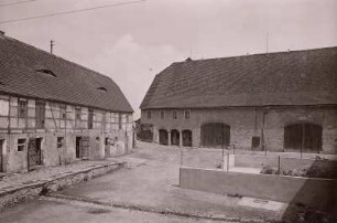 Gastewitz, Hof Carl Spenke, Hofinneres, Scheune
