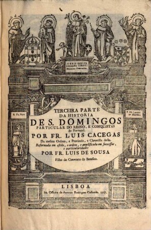 Historia De S. Domingos Particular Do Reino E Conquistas de Portugal, 3