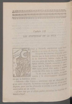 Capítulo LXI - Las sospechas de la Nica