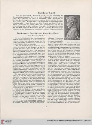 7: Kunstgewerbe, Jugendstil und bürgerliche Kunst
