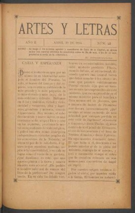 1894,2,22: año 2, número 22 (april 29 de 1894)