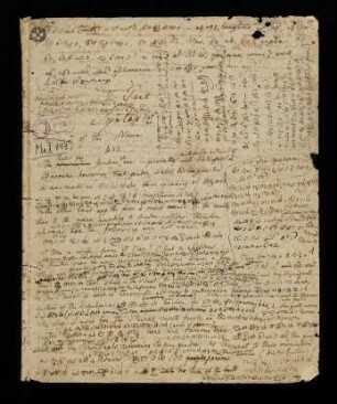 1r-1v, [Draft of Gundert's "Grammar of Malayalam"] II. Part. I. Syntax of the noun (§§33-34)