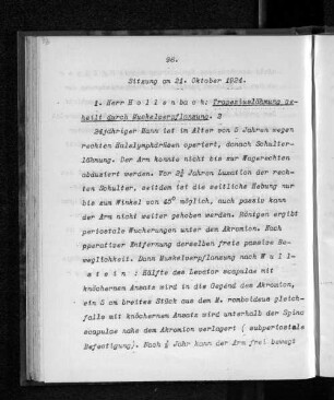 Sitzung am 21. Oktober 1924.