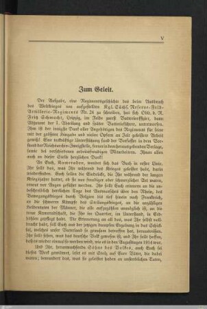 Zum Geleit