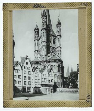 Köln, Groß St. Martin : außenansicht von SO