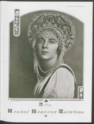 Srta. Isabel Pearson Quintana : Fotografía de Van Riel