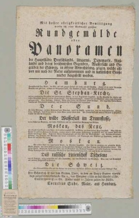 Rundgemälde oder Panoramen