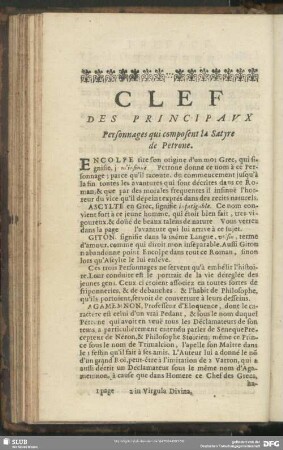 Clef Des Principaux
