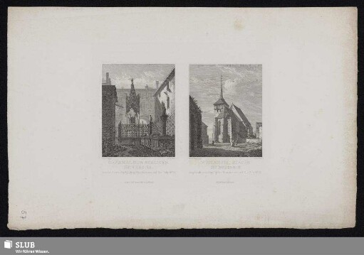 Grabmal Der Scaliger Zu Verona / Wendische Kirche Zu Budissin