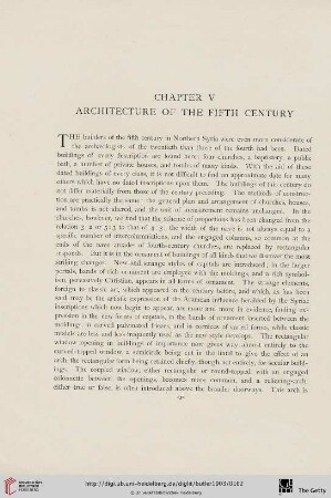 Chapter V. Architecture of the Fifth Century