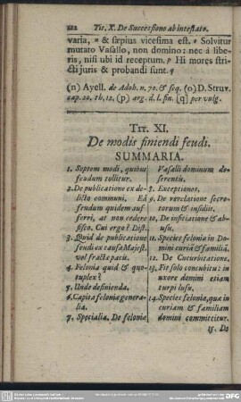 Tit XI. De modis finiendi feudi