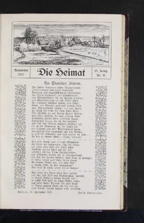 November 1917, 27. Jahrgang, Nr. 11