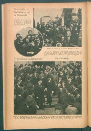 Homenaje a Sarmiento en la Rocoleta