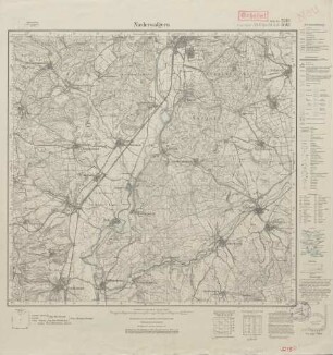 5218 (alte Nr.: 3045) Niederwalgern, Meßtischblatt (4cm - Karte)