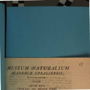 Museum Naturalium Academiae Upsaliensis, 26
