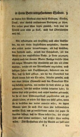 Aufsätze und Beobachtungen aus der gerichtlichen Arzeneywissenschaft. 1. 1783