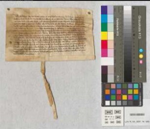 Urkunde des Erzbischofs Godfrid von Bremen wegen der Annahme des Grafen Godfrid von Arnsberg als Vormund des Erzstifts Bremen.