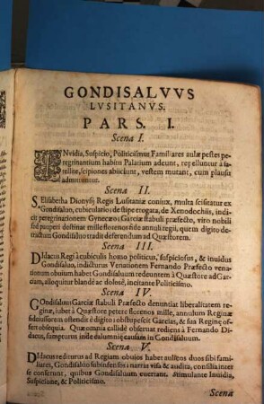 Gondisalvus Lusitanus iuvenis pius, S. Elisabethae Aragoniae Lusitanorum reginae a cubiculis, divinitus morti ereptus ...