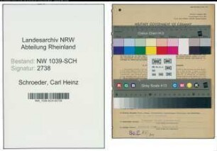 Entnazifizierung Carl Heinz Schroeder , geb. 13.04.1906 (Chirurg)