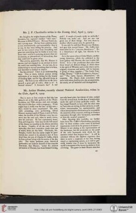 J. F. [Chamberlin [reprint from the Evening Mail, April 3, 1909]