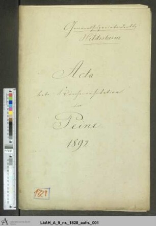 Peine: Visitationsakten