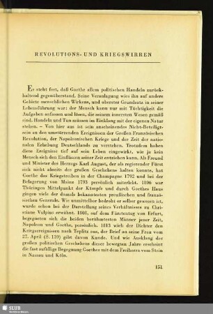 Revolutions- Und Kriegswirren