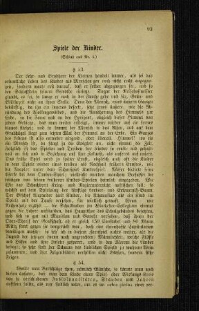 Spiele der Kinder : (Schluß aus Nr. 4)