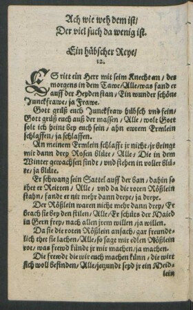 Ein hübscher Reye/ 12.