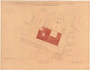 Bestelmeyer, German; München, Hofgartenstr. 3; Köglmühl - Areal, Wohn- und Geschäftshausneubau - Lageplan