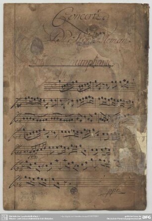 Concertos - Mus.2392-O-3 : vl, orch, bc - G; TWV 51:G 8