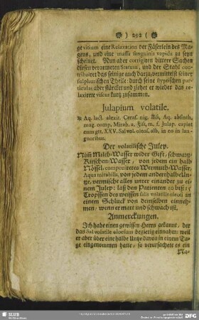 Julapium volatile