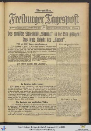 27.11.1914 (Morgenblatt)