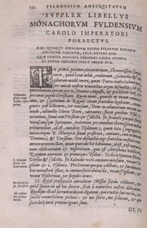 Supplex Libellus Monachorum Fuldensium Carolon Imperatori Porrectus.
