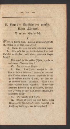 II. Von den Muskeln des menschlichen Körpers