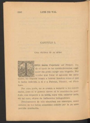 Capítulo L - Una víctima de su deber