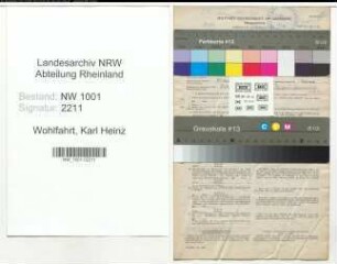 Entnazifizierung Karl Heinz Wohlfahrt, geb. 15.02.1921 (Schweisser)