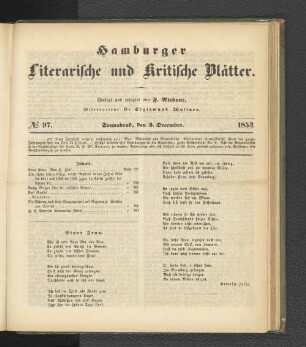 No. 97. 3. Dezember 1853
