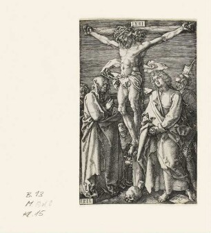 Christus am Kreuz, Blatt 11 der Folge "Kupferstich-Passion"