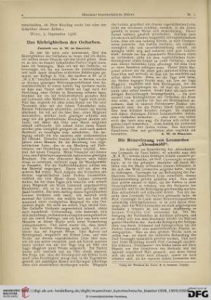 5: Die Renovierung von Leonardos "Abendmahl"