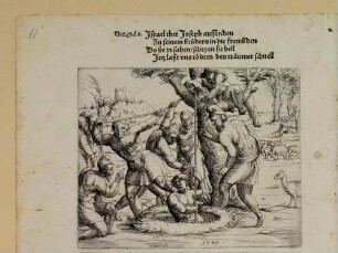 Joseph wird in die Zisterne geworfen