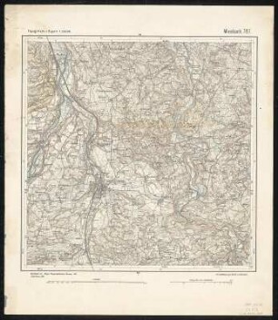 Meßtischblatt 787 : Miesbach, 1910 : Miesbach. - Aufn. 1905. - 1:25000. - München, 1910. - 1 Kt.