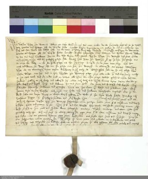 Revers Stephan Schotts bezüglich der Belehnung mit Gütern in Breitensee und bei Milz durch Wolfgang [Dietrich von Eusigheim], Abt von Fulda