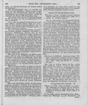 Schultz, K. W.: Predigten. Weilburg: Lanz 1834