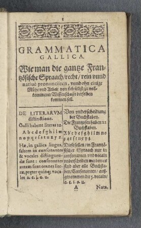 Grammatica gallica.
