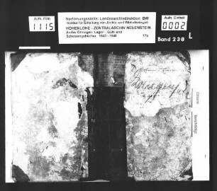 Gült- und Schatzungsbuch über Langensall.