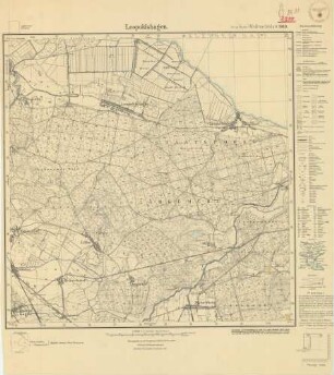 2249 (alte Nr.: 860) Leopoldshagen, Meßtischblatt (4cm - Karte)