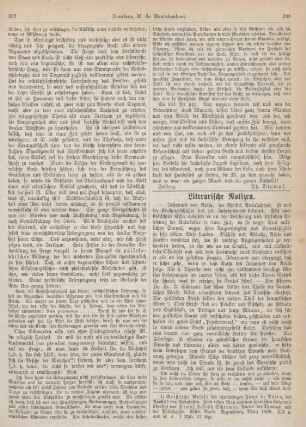 398-400 Literarische Notizen