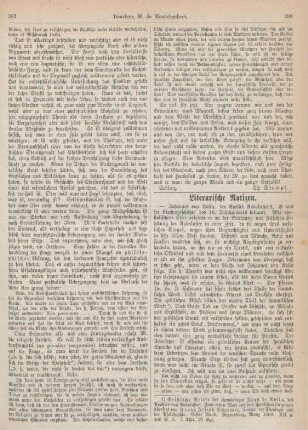 398-400 Literarische Notizen