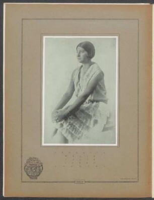 Señorita María Julia Sarda Fuentes - Foto: Adalbert Hauser